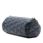 Small Quilted Lambskin Sade Tube Bag