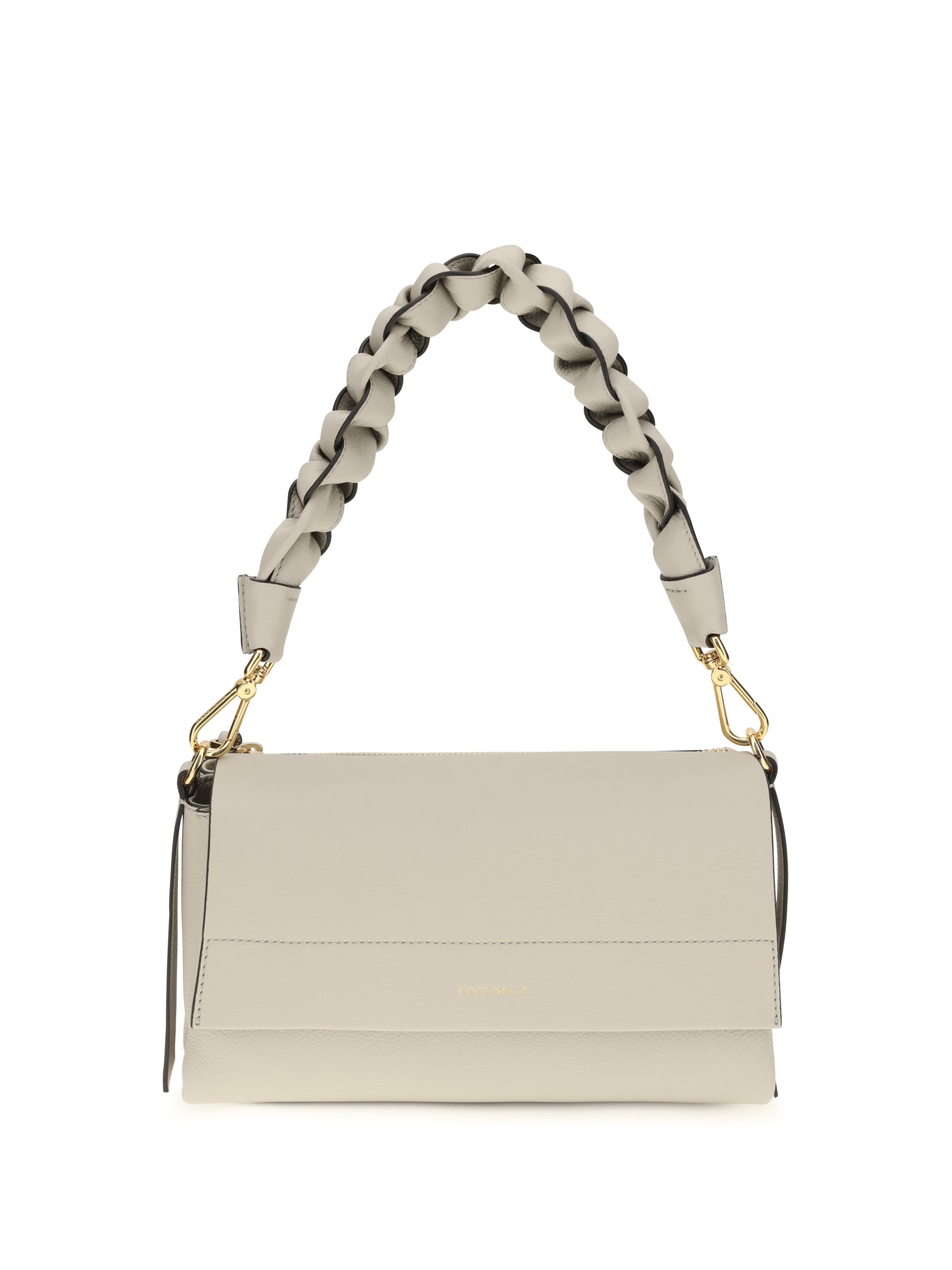 Coccinelle Boheme Shoulder Bag — Beige