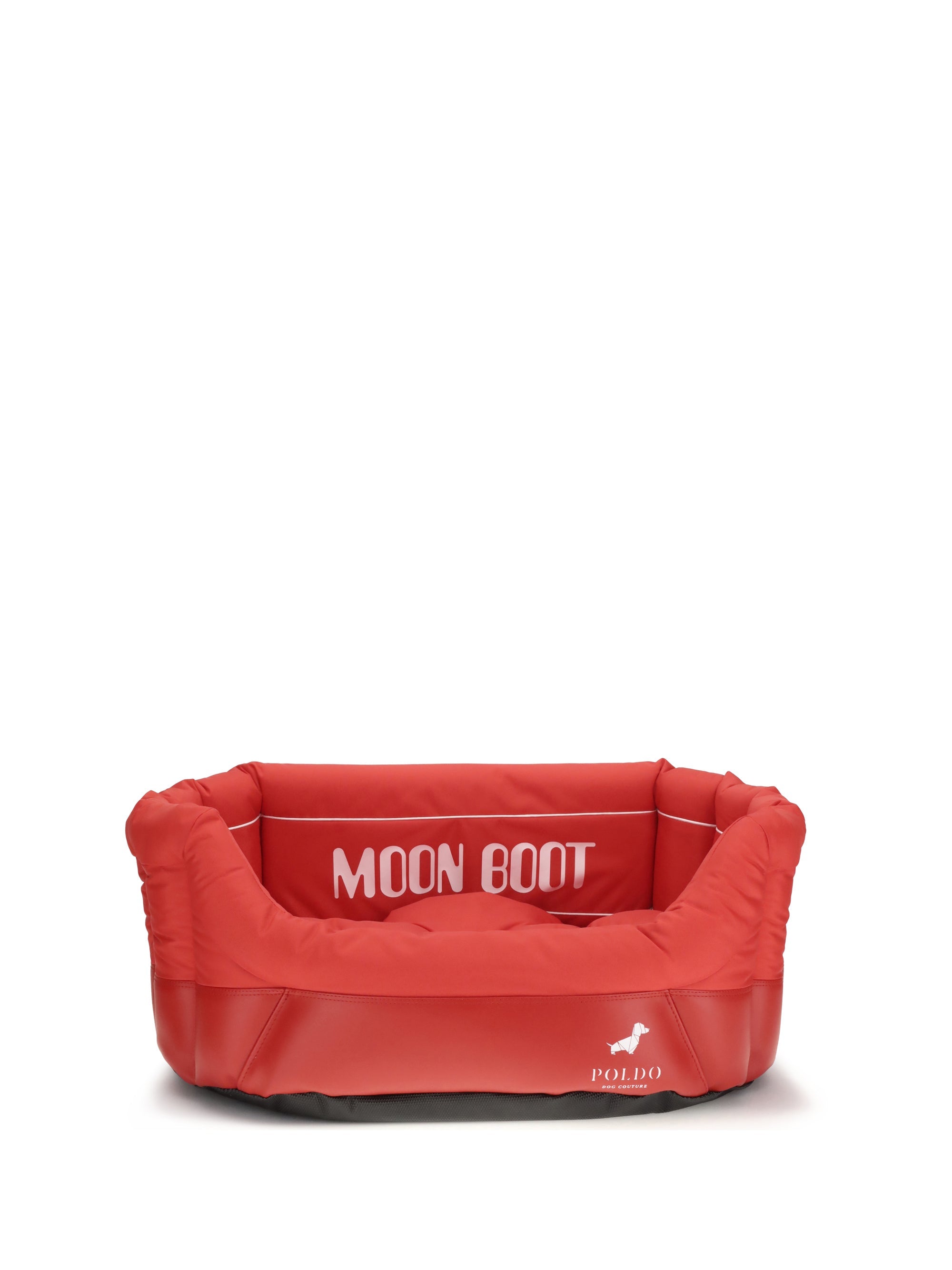 Poldo Couture X Moon Boot Sofa Red Polyamide Extras
