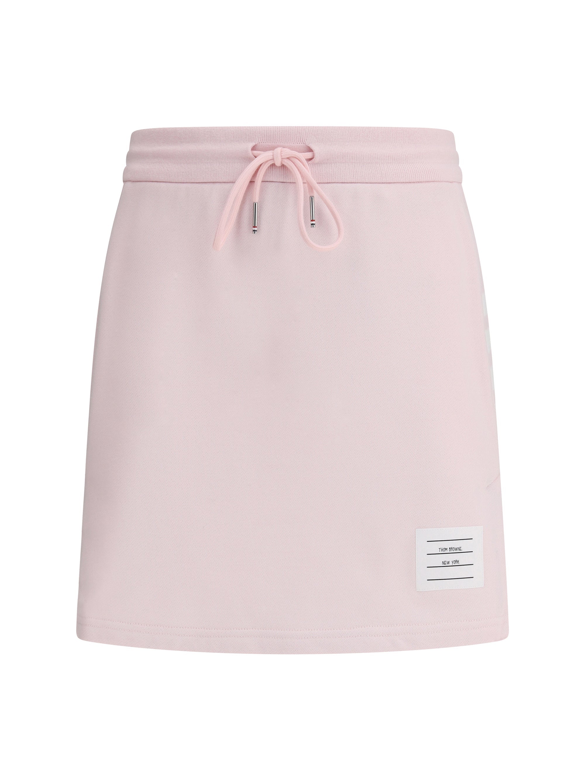 Thom Browne Cotton Mini Skirt — Pink