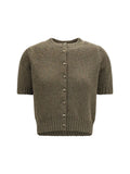 Khaite Nora Cardigan — Green