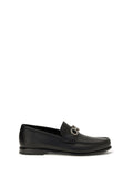 Ferragamo Gancini Ornament Loafer — Black