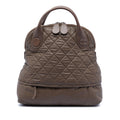 Quilted Coated Canvas Expandable Zip Travel Bag