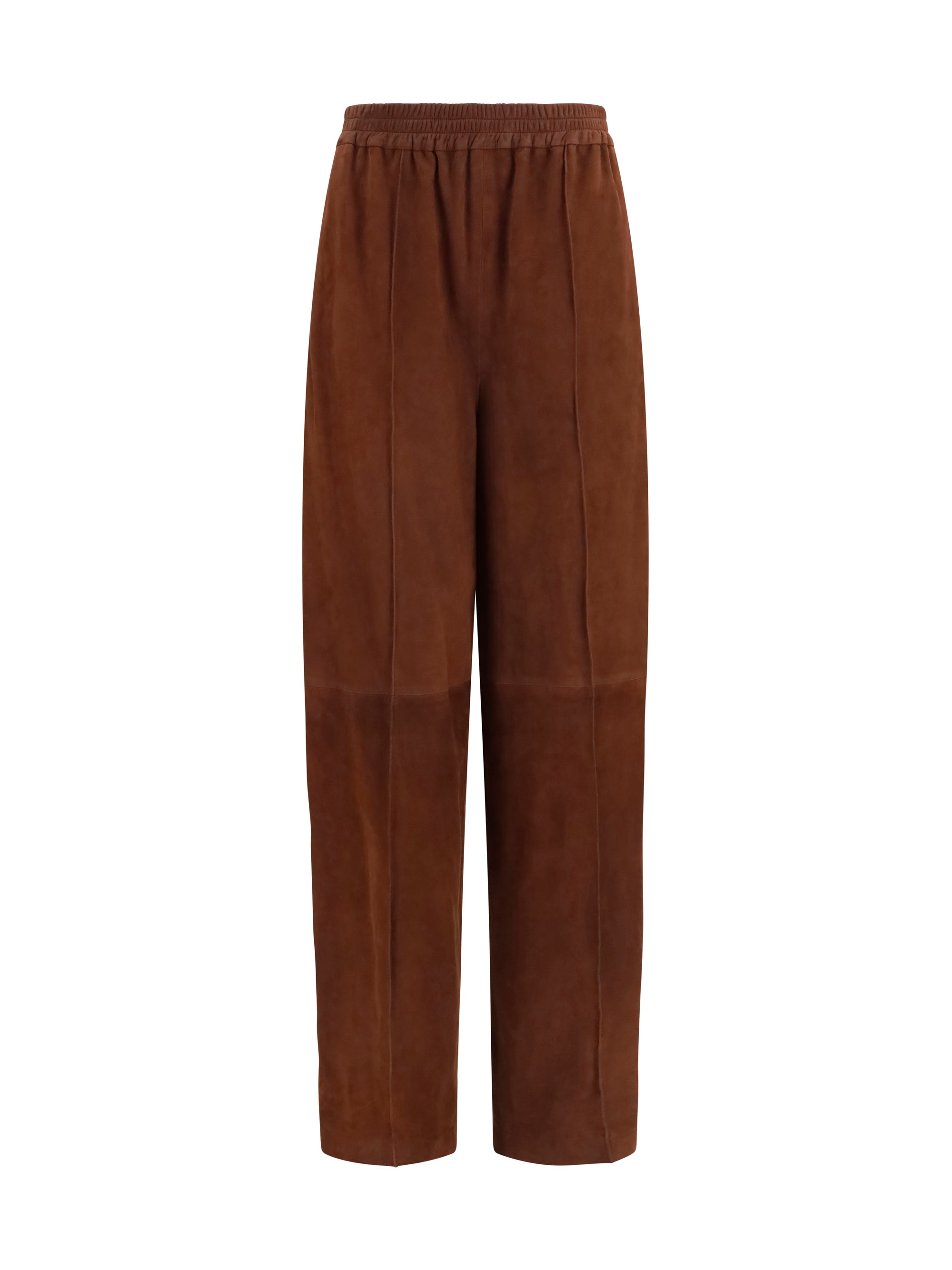 Fabiana Filippi Suede Trousers — Brown