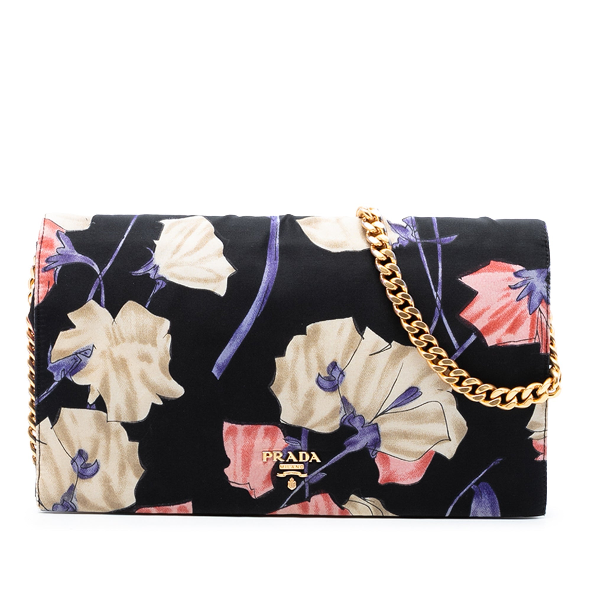 Tessuto Floral Print Chain Crossbody