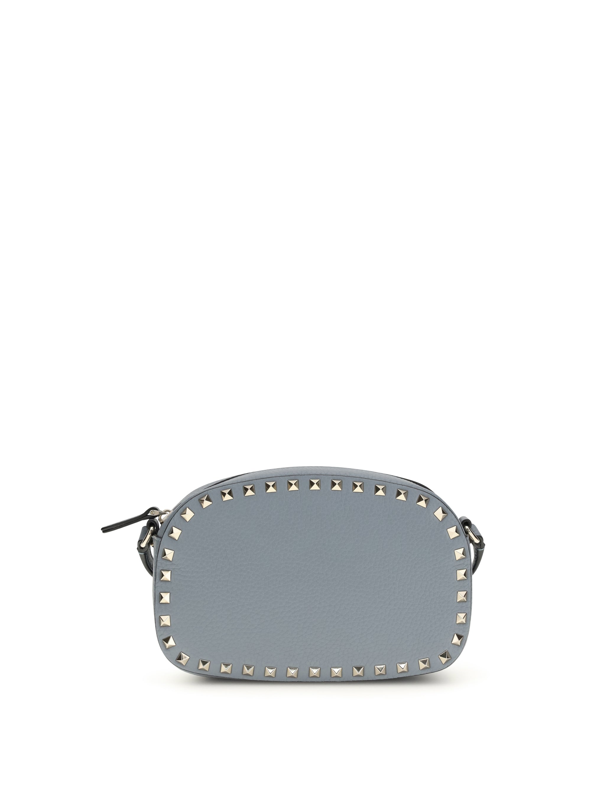 Valentino Garavani Rockstud Shoulder Bag — Gray