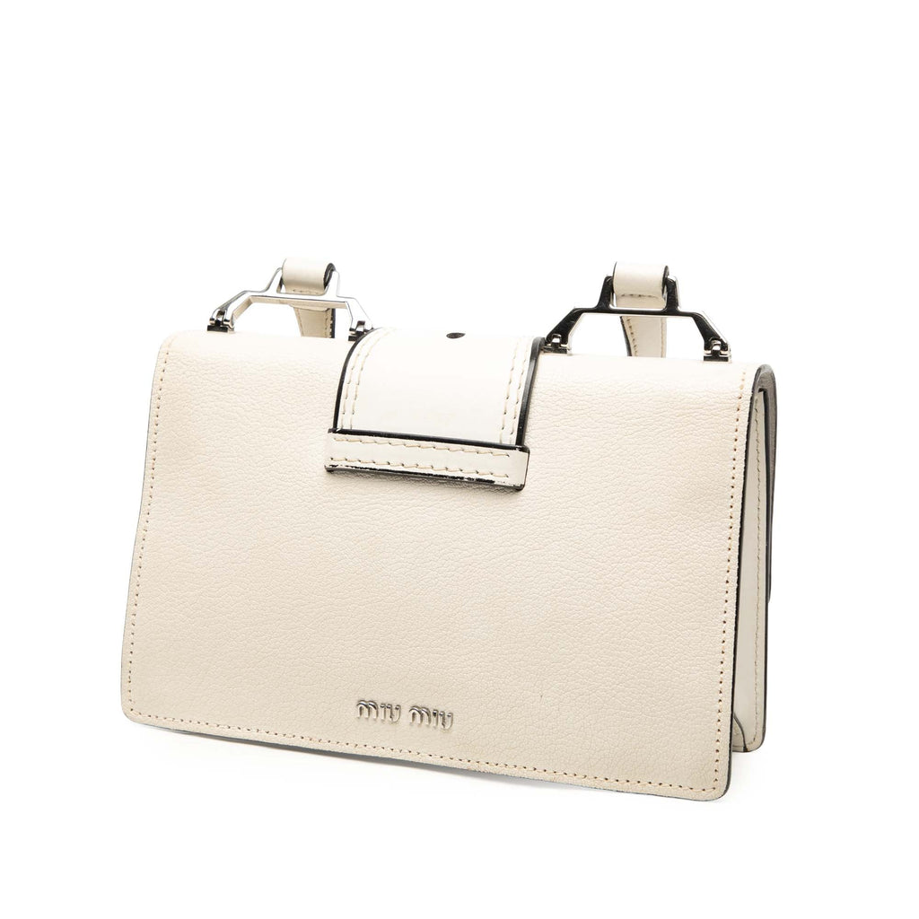 Goatskin Madras Soft Calf Crystal Embellished Crossbody