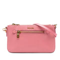 Saffiano Lux Front Pocket Crossbody