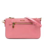 Saffiano Lux Front Pocket Crossbody