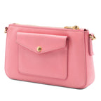 Saffiano Lux Front Pocket Crossbody