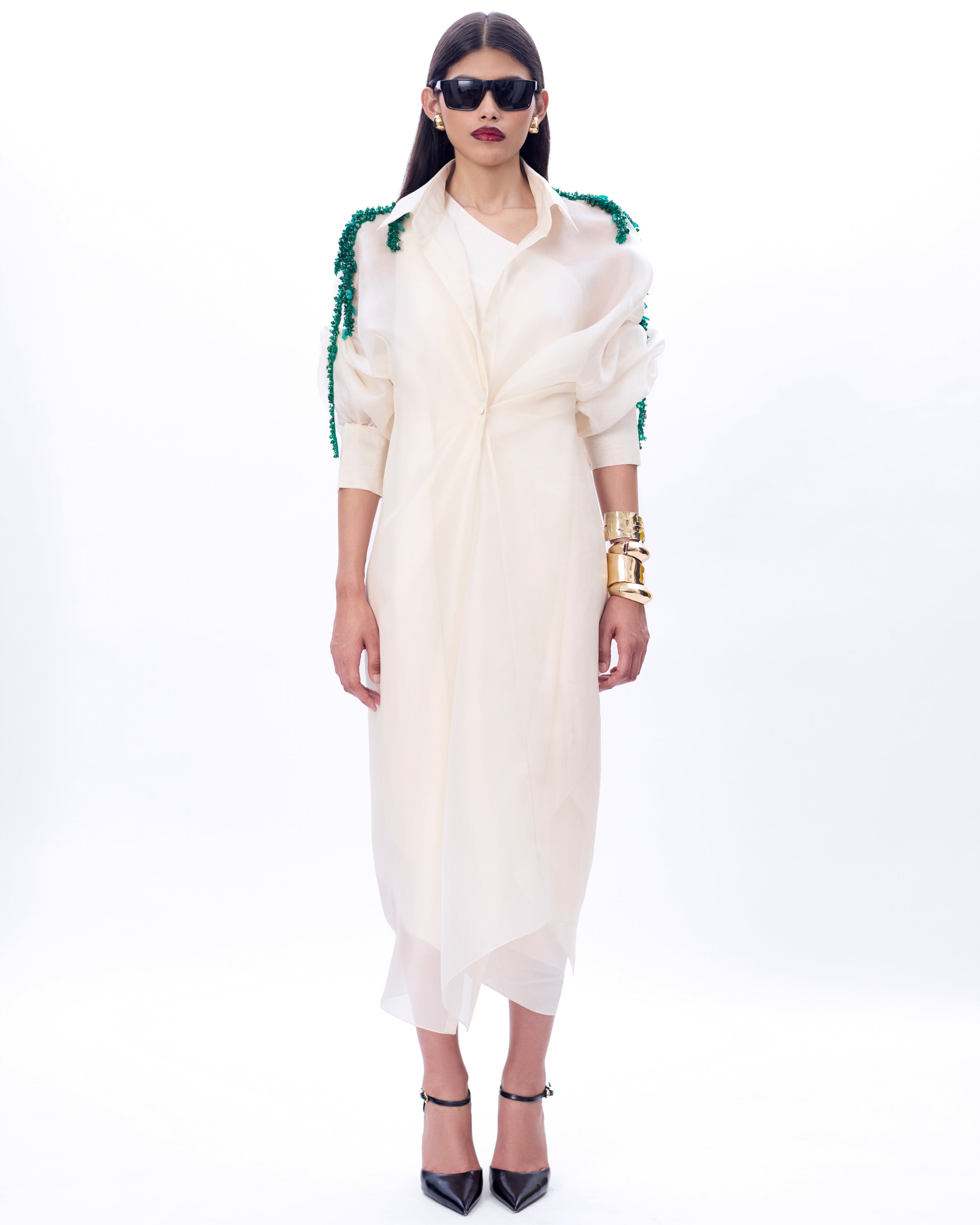 Embroidered Moulin Mimosa By KYNAH, Luxury Indian Fashion & Bridal Wear