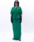 Embroidered Virna And Raffle Skirt By KYNAH, Luxury Indian Fashion & Bridal Wear