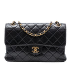Medium Quilted Lambskin Double Sided Flap