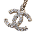 CC Gold Plated Strass Pendant Necklace