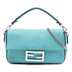 Mini Leather Baguette Satchel
