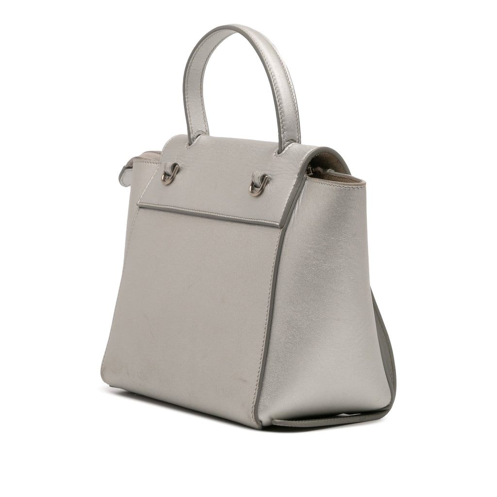 Nano Laminated Calfskin Belt Bag