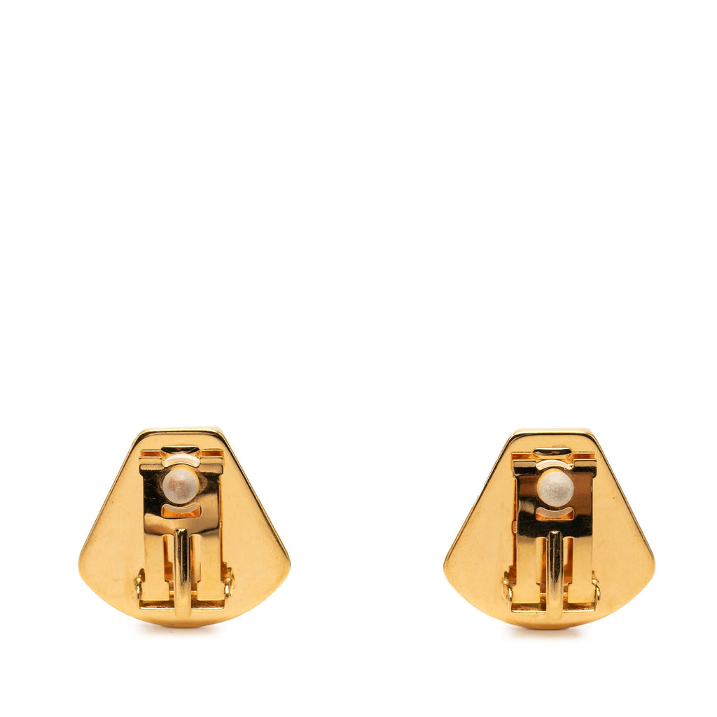 Enamel Cloisonne Clip On Earrings