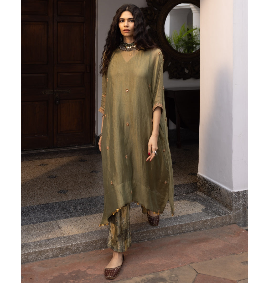 Raani Kaftan Set By KYNAH, Luxury Indian Fashion & Bridal Wear