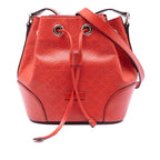 Diamante Leather Bright Bucket Bag