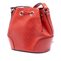 Diamante Leather Bright Bucket Bag