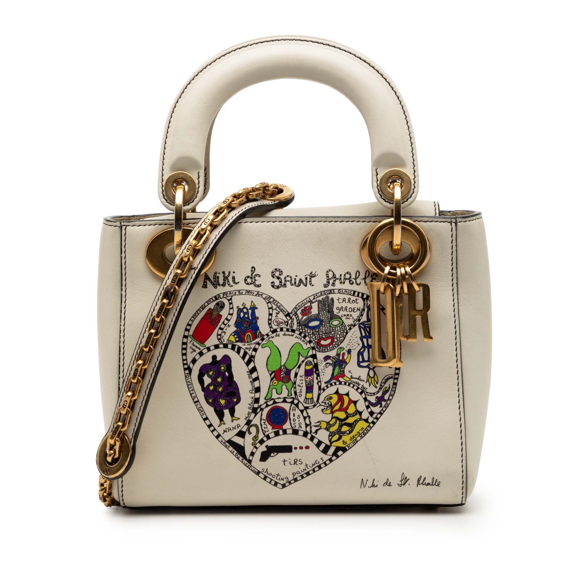 DiorAmour Niki De Saint Phalle Mini Calfskin Lady Dior
