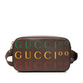 100th Anniversary Textured Dollar Calfskin Logo Belt Bag