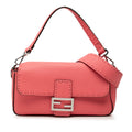 Leather Selleria Baguette Satchel