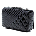 Small Quilted Patent Coco Boy Flap
