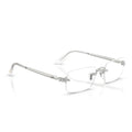 A$AP Rocky X Ray-Ban Optical "Rimless" Polished Silver with Clear Lens