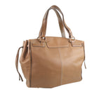 Leather Gancini Tote