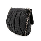 Large Washed Lambskin Chain Around Flap