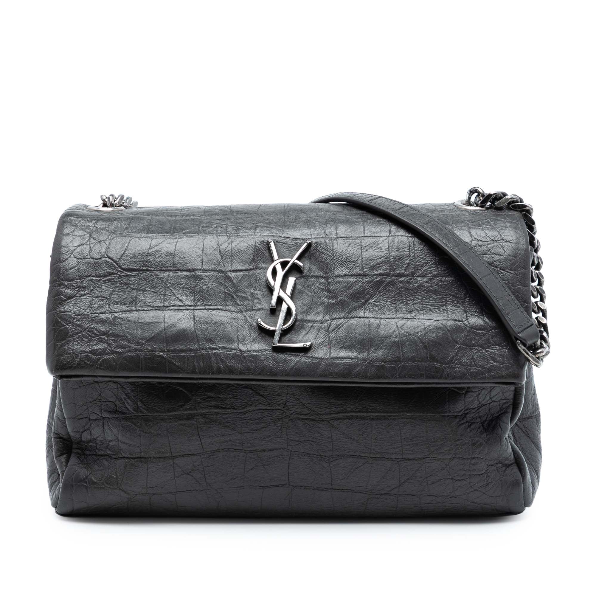 Medium Croc Embossed Calfskin Monogram West Hollywood Crossbody