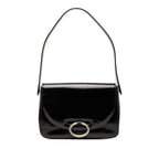Spazzolato Leather Flap Shoulder Bag
