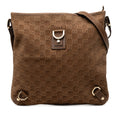 GG Suede Abbey D Ring Crossbody