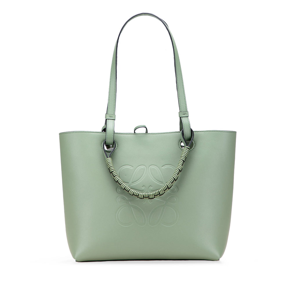 Small Smooth Calfskin Anagram Tote