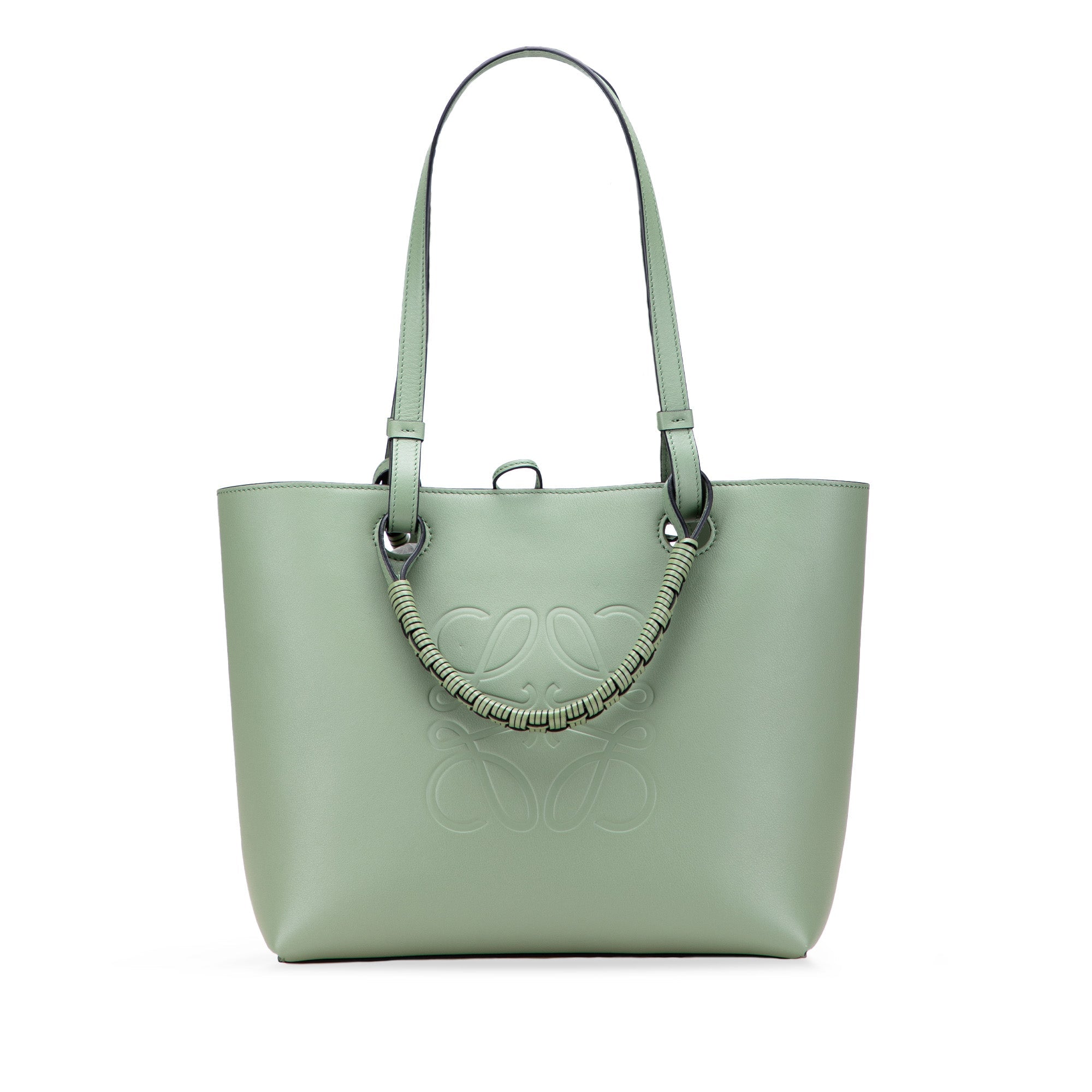 Small Smooth Calfskin Anagram Tote