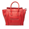 Mini Grained Calfskin Luggage Tote