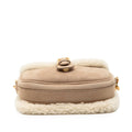Small Suede Shearling Bobby Crossbody