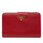 Saffiano Bifold Compact Wallet