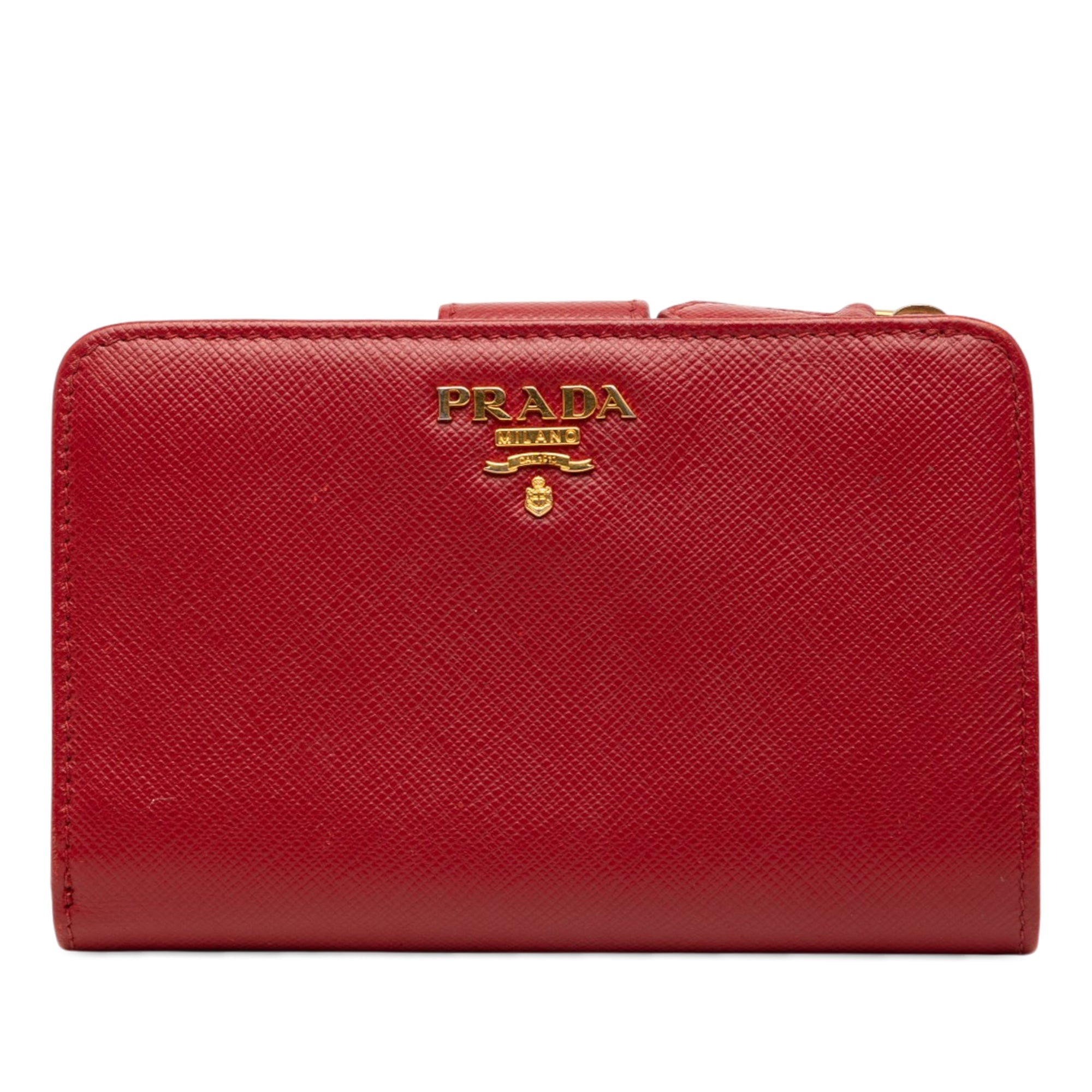 Saffiano Bifold Compact Wallet