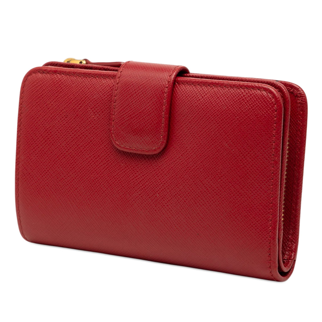 Saffiano Bifold Compact Wallet