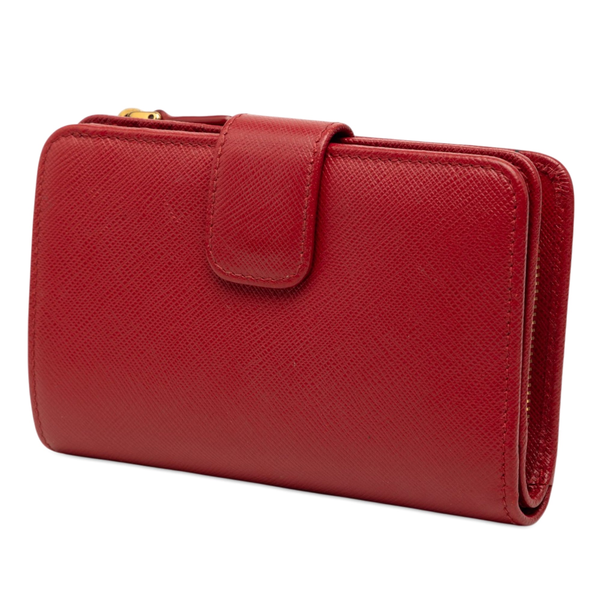 Saffiano Bifold Compact Wallet
