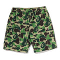 A Bathing Ape ABC Camo Ape Head One Point Beach Short - Green