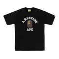 A Bathing Ape Glass Beads College SS Tee - Black