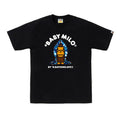 A Bathing Ape ABC Camo Milo Hoodie SS Tee - Black/Blue Camo
