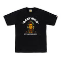 A Bathing Ape ABC Camo Milo Hoodie SS Tee - Black/Green Camo