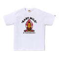 A Bathing Ape ABC Camo Milo Hoodie SS Tee - White/Pink Camo