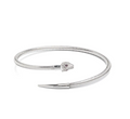 Ponte Vecchio Ruby and Diamond Snake Bracelet — White Gold