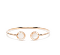 Damiani Mother-of-Pearl Diamond Cuff Bracelet — Rose Gold