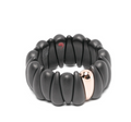 Roberto Demeglio Black Ceramic and Rose Gold Ring — Black